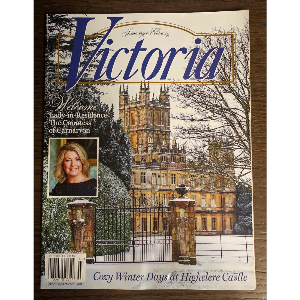 January/February 2026 VICTORIA Romantic Living Magazine Highclere Castle England